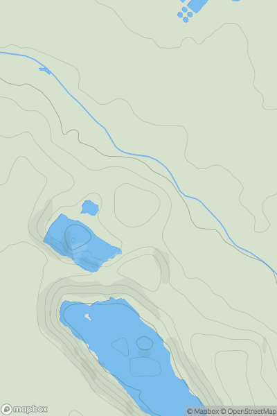 Thumbnail image for Hartshill Pyramid showing contour plot for surrounding peak