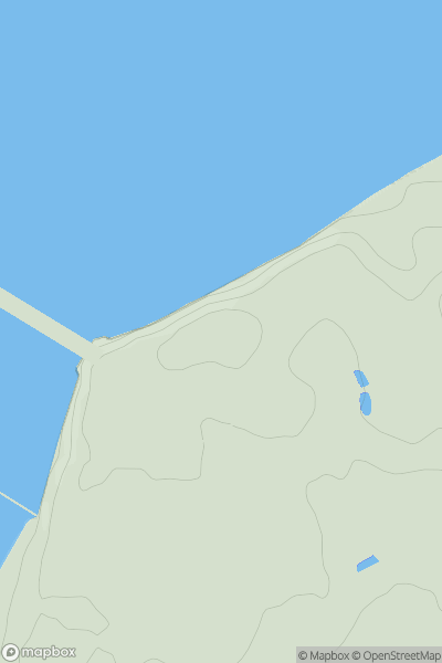 Thumbnail image for Aust Cliff showing contour plot for surrounding peak