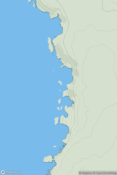 Thumbnail image for Samaritan Island showing contour plot for surrounding peak