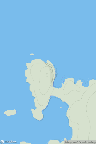 Thumbnail image for An Dubh-Aird showing contour plot for surrounding peak