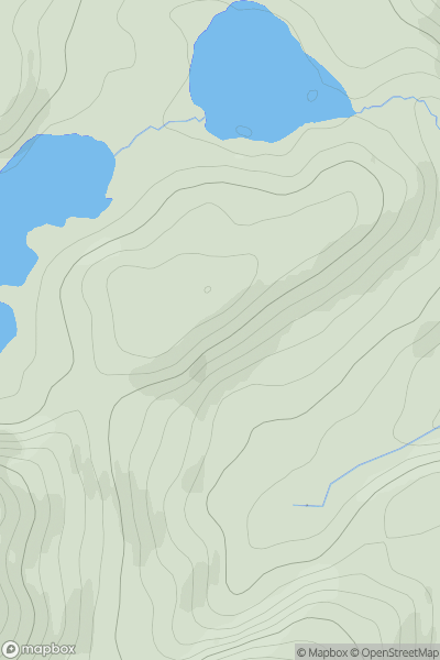 Thumbnail image for An Carnach showing contour plot for surrounding peak