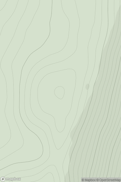 Thumbnail image for Weisdale Hill North Top showing contour plot for surrounding peak