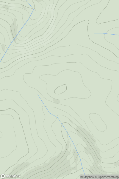 Thumbnail image for Bailey Hill East Top showing contour plot for surrounding peak