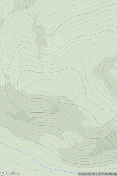 Thumbnail image for Goseland Hill showing contour plot for surrounding peak