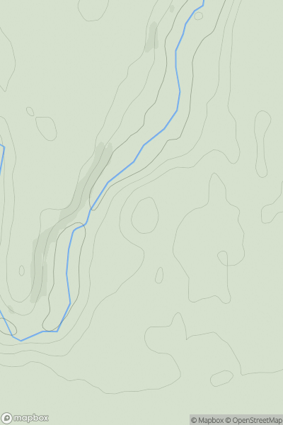 Thumbnail image for Wilderness Tip (Gresford) showing contour plot for surrounding peak