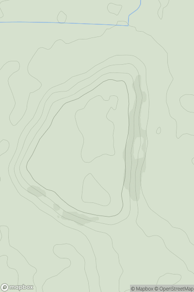 Thumbnail image for Gale Common showing contour plot for surrounding peak