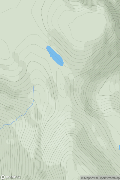 Thumbnail image for Conival North Top showing contour plot for surrounding peak