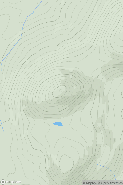 Thumbnail image for Eildon Mid Hill showing contour plot for surrounding peak