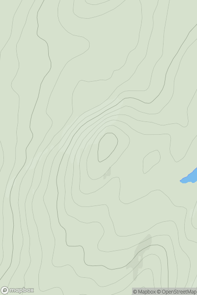 Thumbnail image for Cruach na Gaibhre showing contour plot for surrounding peak