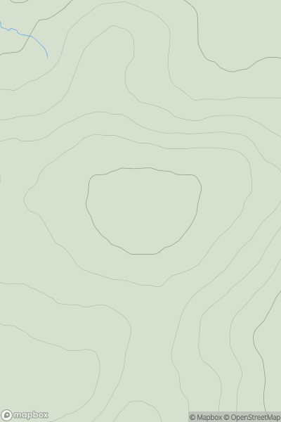 Thumbnail image for Sgaraman nam Fiadh showing contour plot for surrounding peak