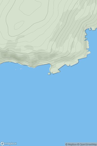 Thumbnail image for The Sugarloaf showing contour plot for surrounding peak