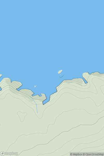 Thumbnail image for Grower Rock showing contour plot for surrounding peak