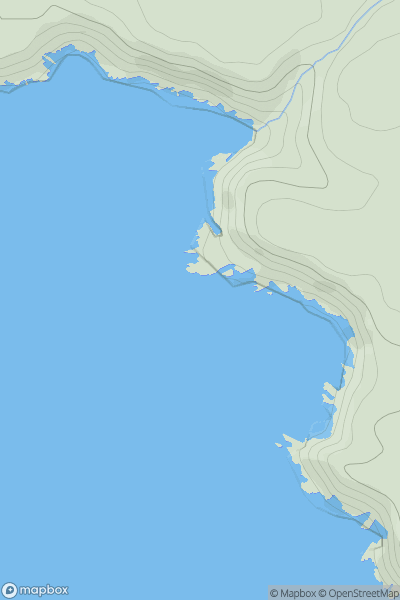 Thumbnail image for Bosistow Island showing contour plot for surrounding peak