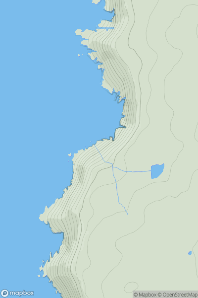 Thumbnail image for Devil's Chimney showing contour plot for surrounding peak