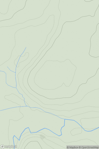 Thumbnail image for Hollin Head Wood showing contour plot for surrounding peak
