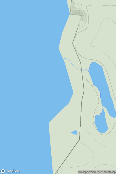 Thumbnail image for Raga Wick Far North Stack showing contour plot for surrounding peak