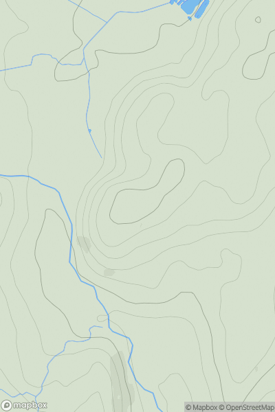 Thumbnail image for Clytiau-poethion showing contour plot for surrounding peak