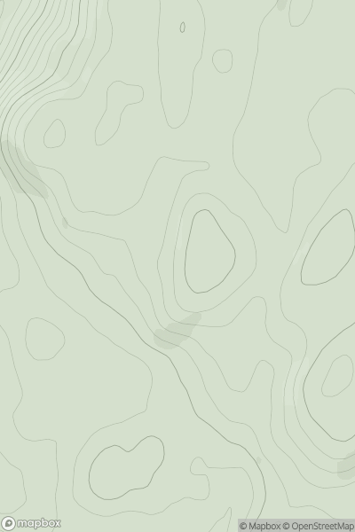 Thumbnail image for Cruach Rarey West Top showing contour plot for surrounding peak