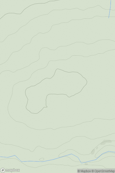 Thumbnail image for Currick Hill showing contour plot for surrounding peak