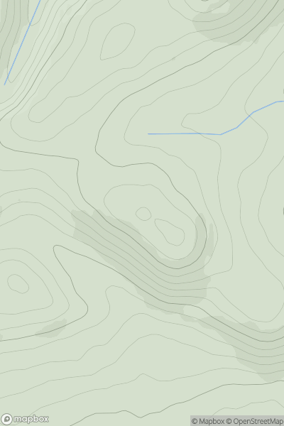 Thumbnail image for Chubden showing contour plot for surrounding peak