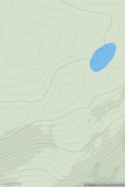 Thumbnail image for Carn a' Choire Ghlaise East Top showing contour plot for surrounding peak