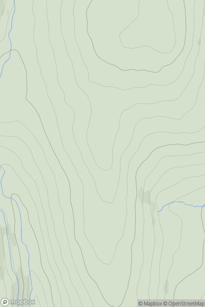 Thumbnail image for Longaford Tor showing contour plot for surrounding peak
