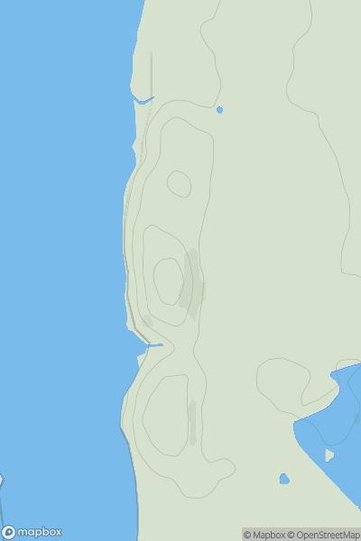 Thumbnail image for Barrow Slag Bank showing contour plot for surrounding peak