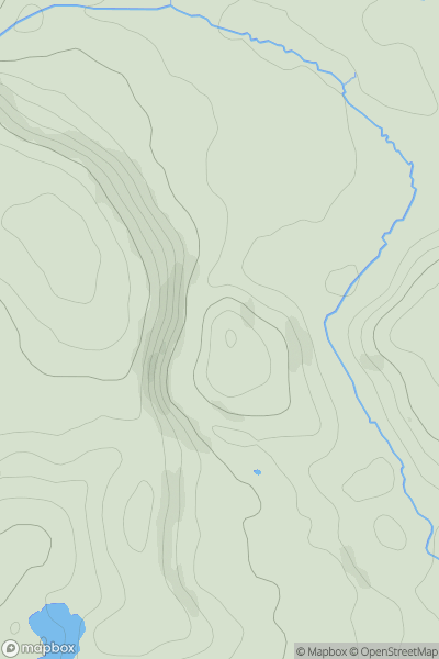 Thumbnail image for Dinas Powis showing contour plot for surrounding peak
