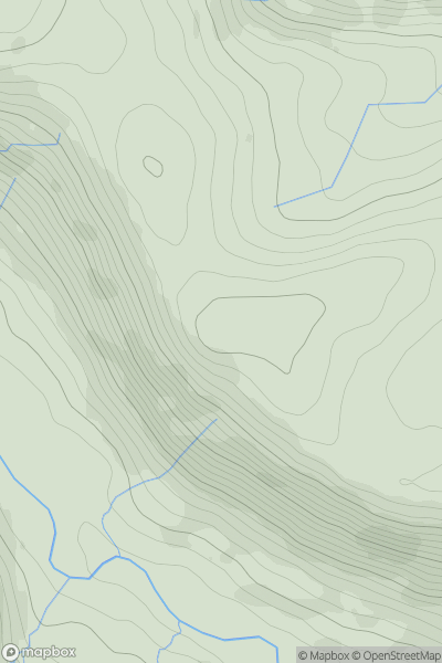 Thumbnail image for Winterscleugh showing contour plot for surrounding peak