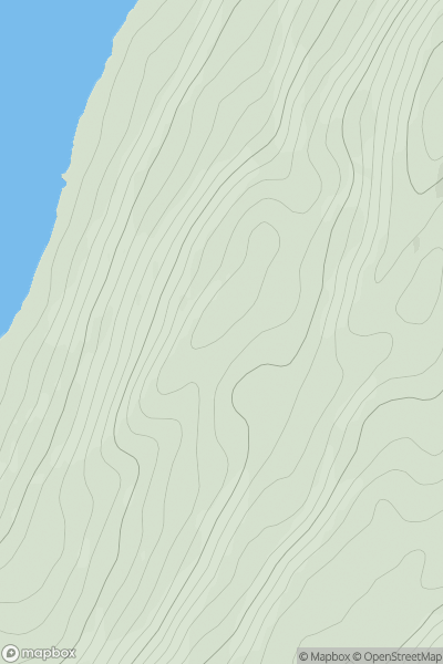 Thumbnail image for Dun Rostan showing contour plot for surrounding peak