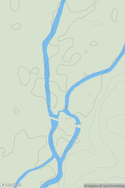 Thumbnail image for Horninglow island showing contour plot for surrounding peak