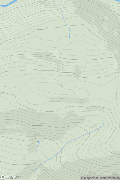 Thumbnail image for Pen-rhiw Tip showing contour plot for surrounding peak