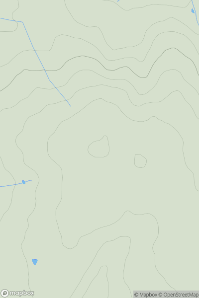 Thumbnail image for Moel Brynsilio showing contour plot for surrounding peak