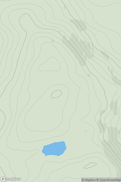 Thumbnail image for Harbottle Hill showing contour plot for surrounding peak
