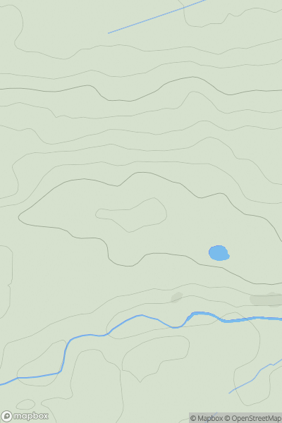 Thumbnail image for Ravelrig Hill showing contour plot for surrounding peak