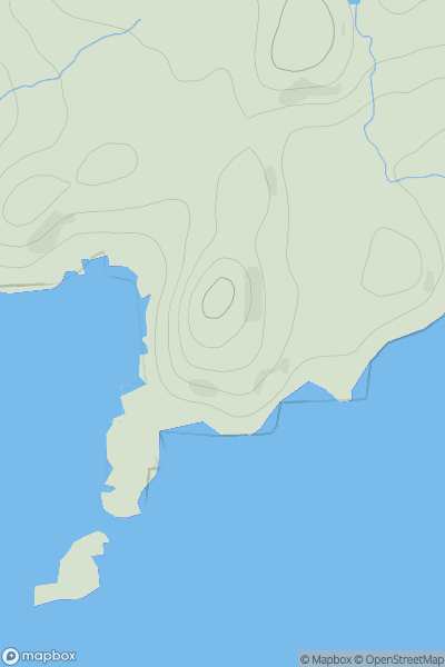 Thumbnail image for Torr na h-Insse showing contour plot for surrounding peak