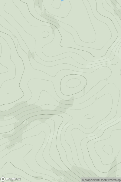 Thumbnail image for Cnoc a Chlarsair showing contour plot for surrounding peak