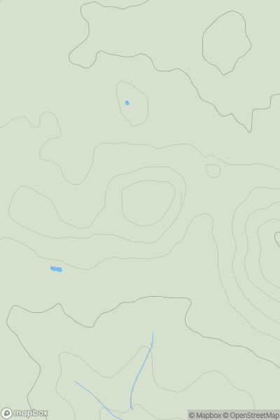 Thumbnail image for Fox Hill showing contour plot for surrounding peak