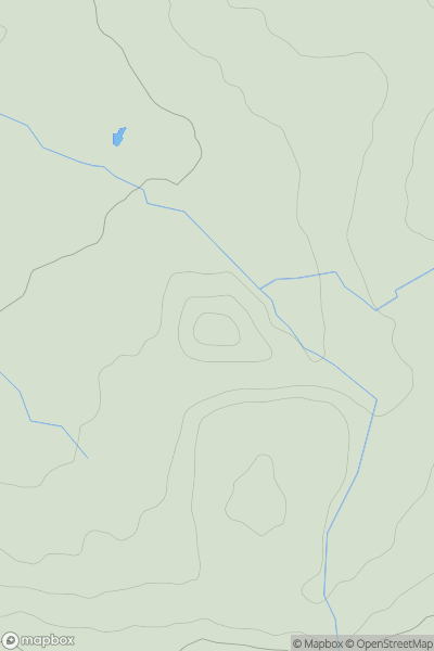 Thumbnail image for Trerank Moor showing contour plot for surrounding peak