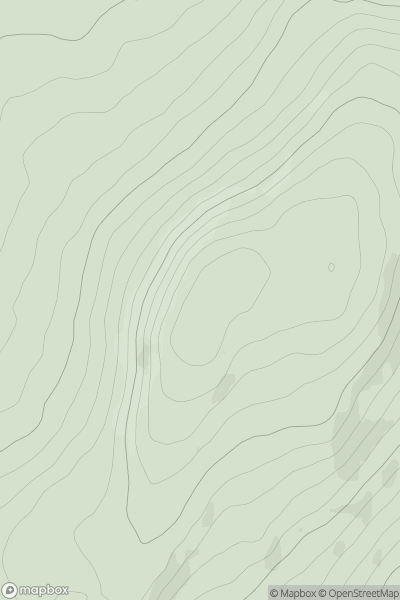 Thumbnail image for Mynydd Rhiw showing contour plot for surrounding peak