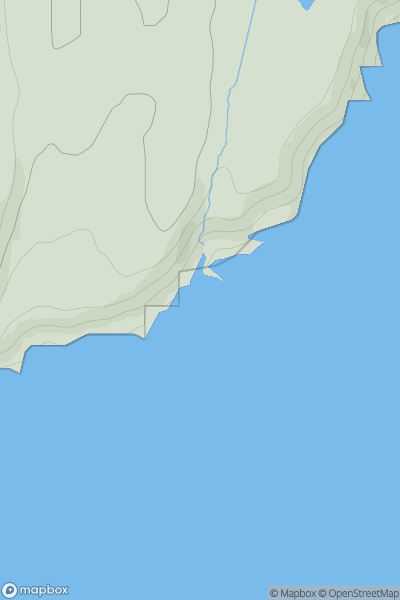 Thumbnail image for Stack of Ulbster showing contour plot for surrounding peak
