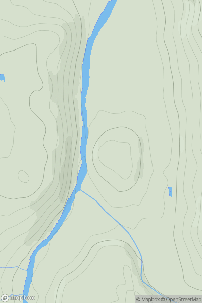 Thumbnail image for Doune of Dalmore showing contour plot for surrounding peak