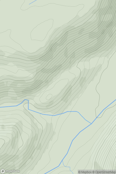 Thumbnail image for Torr Chruidh showing contour plot for surrounding peak