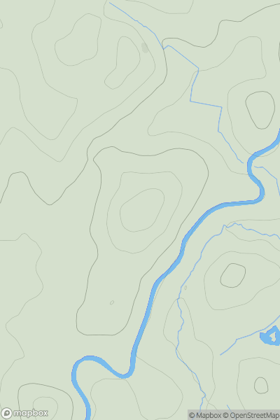 Thumbnail image for Bell Flat Hill showing contour plot for surrounding peak
