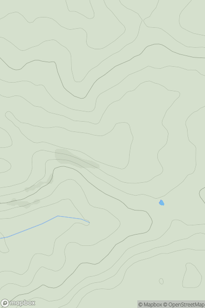 Thumbnail image for Owermoigne Down showing contour plot for surrounding peak