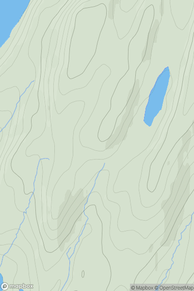 Thumbnail image for Cnoc a' Loch an Fhir Mhaoil showing contour plot for surrounding peak
