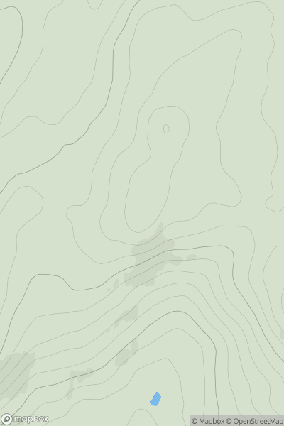 Thumbnail image for Corbie Knowe showing contour plot for surrounding peak