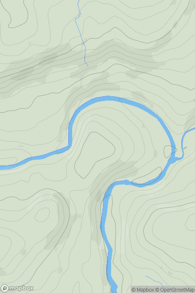 Thumbnail image for Goitre Coed showing contour plot for surrounding peak