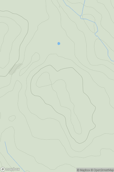 Thumbnail image for Rudgewood Hill showing contour plot for surrounding peak