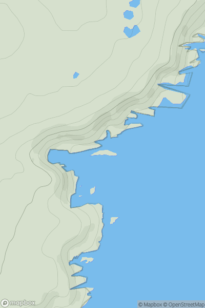 Thumbnail image for Meikle Dumeath showing contour plot for surrounding peak